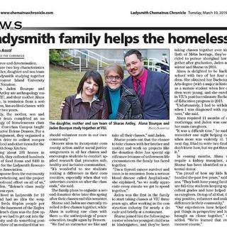 Ladysmith Chronicle - Bourque family