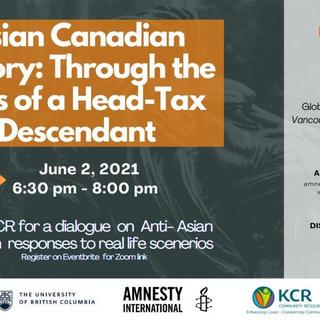 Promo for Anti-Asian Racism Event