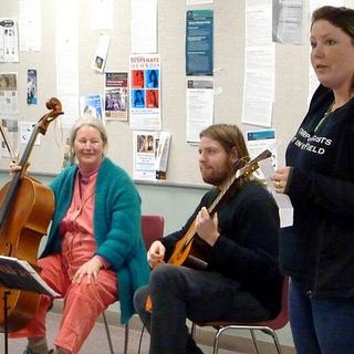 And introducing... Bel, President of the Anthropology Student Club (ASC), introduces the events--the annual Anthropology Forum and our award ceremony.