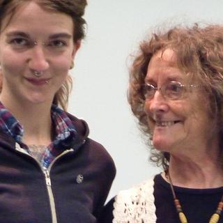 Stephen Salem/Essex & Kent award recipient This is the fourth year this award has been presented. Amanda with Dr Gay Frederick, Chair of Anthropology. 