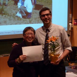 2013 WorldBridger Award recipient Rhy did his senior project in Belgium on materials from the Scladina Cave. 