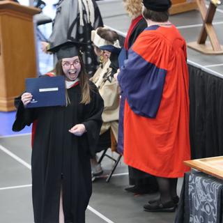 Convocation 2022, June 24: a very happy Megan!