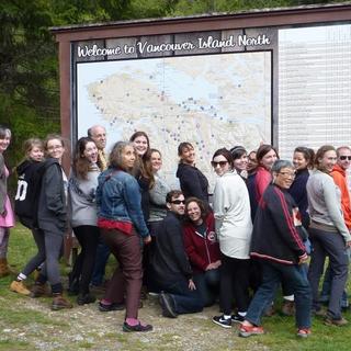 North Island Museum and Their Communities Field School, 2016, en route home.