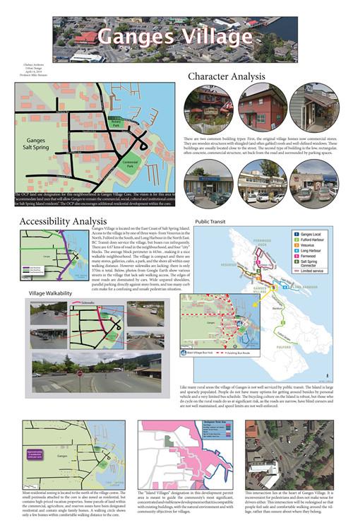 MCP Student, Chelsey, PLAN 504 Course final design poster